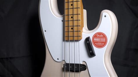 Fender Squier Classic Vibes 50 S Precision Bass White Blonde YouTube