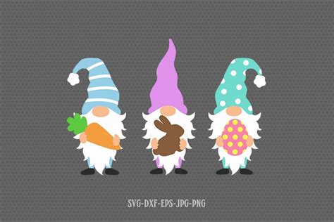 Easter gnomes svg, easter gnome svg, easter svg (477312) | Cut Files