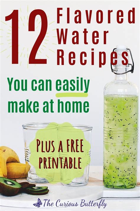 Flavored Water 12 Simple Recipes To Try Today The Curious Butterfly