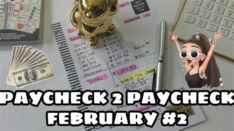 Paycheck To Paycheck February 2019 Paycheck 2 Paying Off Debt