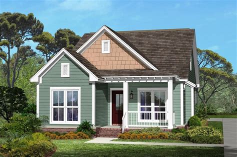 Narrow Craftsman Home Plan 3 Bedrooms 2 Baths Plan 142 1041