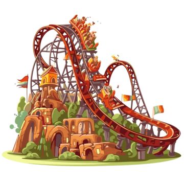 Roller Coaster Clipart Png