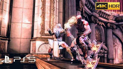 Kratos Vs Zeus The End God Of War 3 Remastered 4k Hdr 60fps Ps5