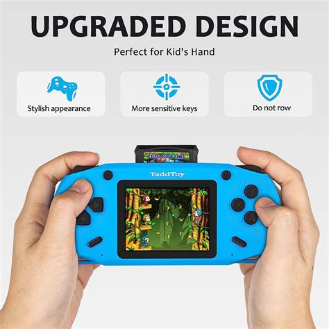 Buy Taddtoy 16 Bit Handheld Game Console For Kids Adults 30 Large