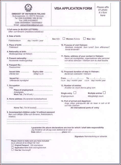 Vietnam Visa Application Form Na1 Pdf Form Resume Examples 76ygkzrmyo