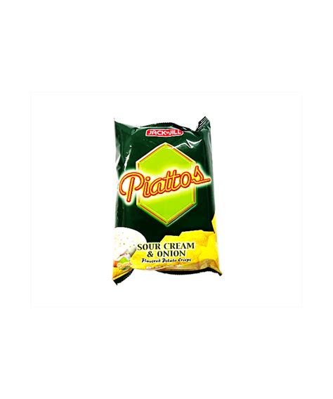 Piattos Potato Chips Sour Cream Flavor 85g Romas Basket