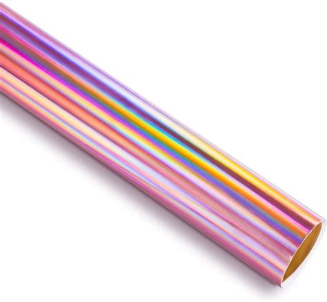 Teckwrap Craft Vinyl Holographic Rainbow Rose Gold Moxie Vinyls