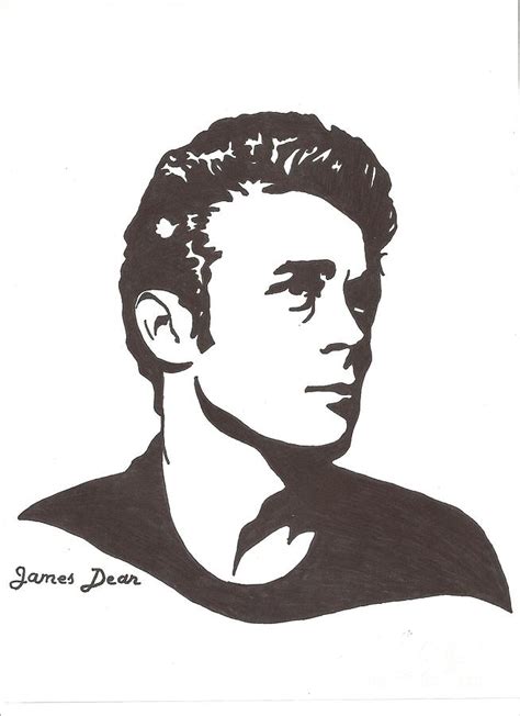 James Dean Drawing By Sara Ashna