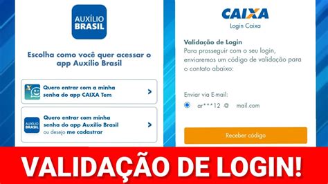 NÃo Consigo Acessar O Aplicativo Do AuxÍlio Brasil CÓdigo De ValidaÇÃo