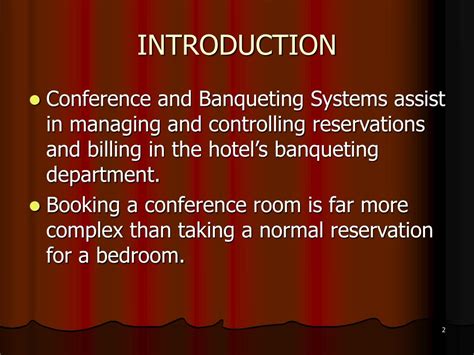 Ppt Conference And Banqueting Systems Powerpoint Presentation Free