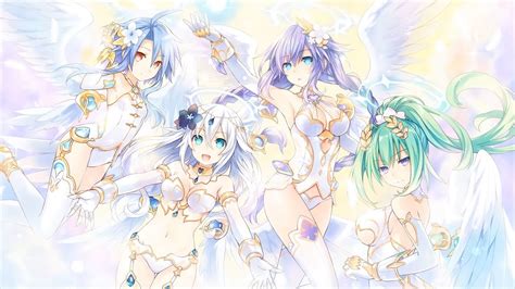 「cyberdimension Neptunia 4 Goddesses Online」 Opening 《waifu2x》 Youtube