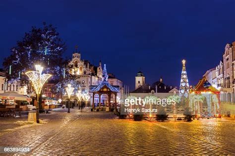 Christmas On Main Square In Rzeszow High Res Stock Photo Getty Images