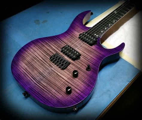 Kiesel Guitars Carvin Guitars Dc600 In Purple Cali Burst Over Flamed