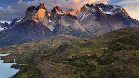 Free Download Nature Landscape Chile Mountains Sunset River