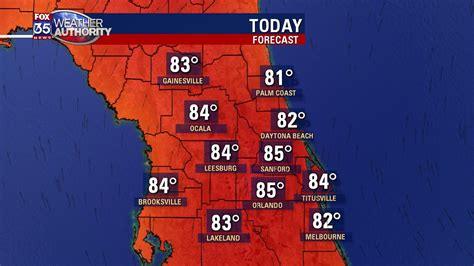Temperatures Rise To Near Record Heat Across Central Florida