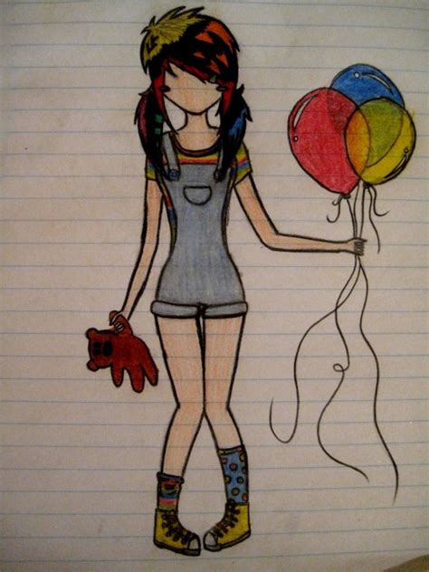 Cute Emo Drawing By Emo 1995 D3070jf By Xxemoneckoxx On Deviantart
