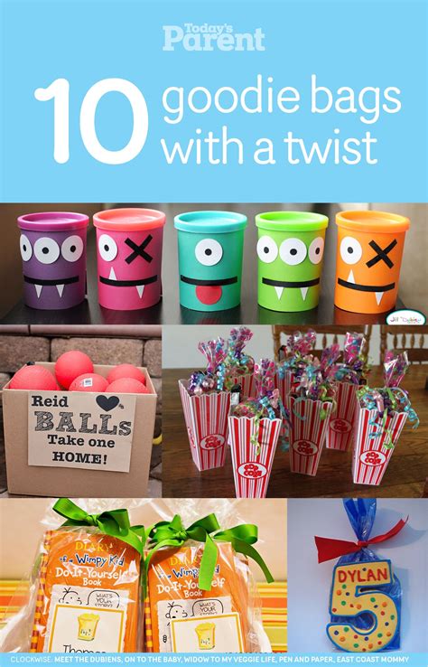 Birthday Party Goodie Bag Ideas For 5 Year Olds Bag Poster
