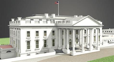5 washington, dc cruises & boat tours. Das Weiße Haus (Washington, 1800) - 3D-Modell - Mozaik ...