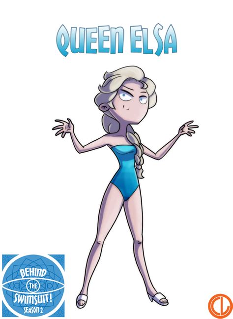 Behind The Swimsuit 2016 Queen Elsa By Chesty Larue Art On Deviantart