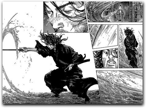 Vagabond Manga Poster Miyamoto Musashi | A3 (297 x 420 mm) Matt