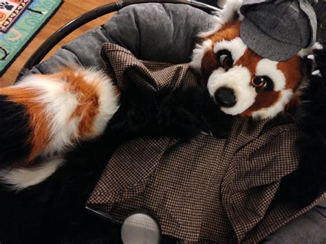 Cosplay Sherlock Holmes Red Panda Fursuit Captain Basil Capt Basil