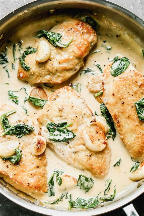 Creamy Garlic Chicken Easy Chicken Recipes