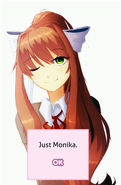 Just Monika Doki Doki Literature Club Amino