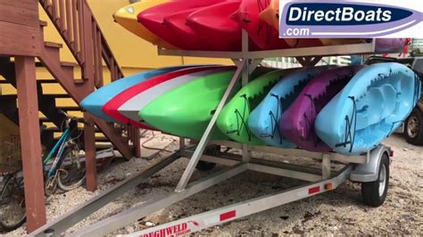 Toughweld Multi Kayak Trailer Youtube