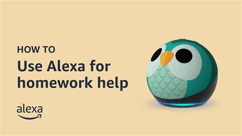 How To Use Alexa To Help With Homework Amazon Alexa Youtube