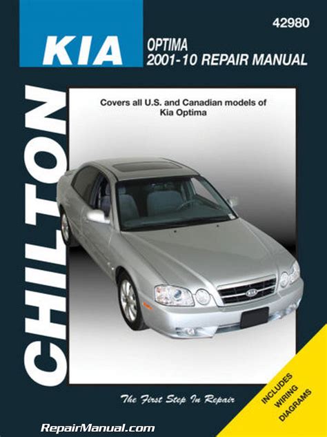 Kia Optima 2001 2010 Chilton Repair Manual