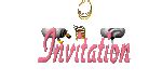 Gifs animes Carte invitation, images animees Fetes