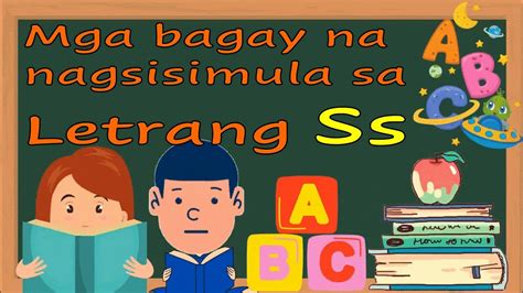 Letrang Ss Tunog Ng Letrang Ss Mga Bagay Na Nagsisimula Sa