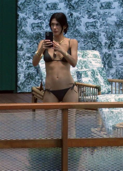 Athena Calderone In Bikini At A Pool In Portofino Hawtcelebs