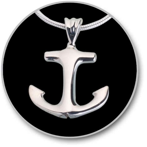 Sterling Silver Anchor Pendant Sterling Silver Anchor Pendant Metal