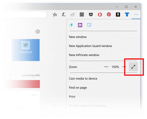 Microsoft Edge To Get Site Pinning Annotation Full Screen Support In