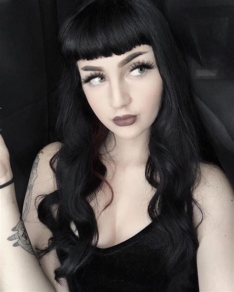 Really Love This Hairstyle Longhairstyleslayers Goth Hair Gothic