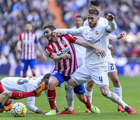 Sergio Ramos And Koke Fight For Possession Marca English