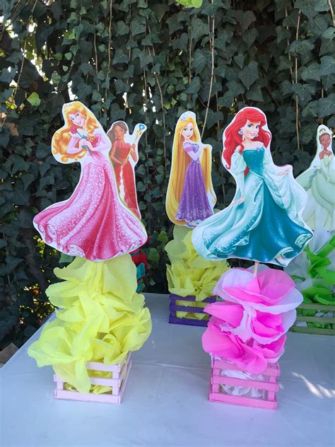 11 Disney Princess Table Centerpieces Birthday Party Etsy