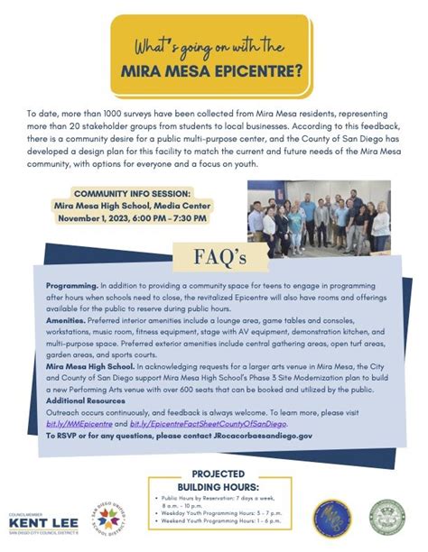 Mira Mesa Epicentre Community Info Session San Diego Api Coalition