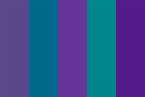 Purple And Teal Color Palette