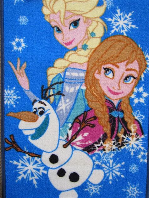 Disney Frozen Rugs Elsaannaolaf Ebay