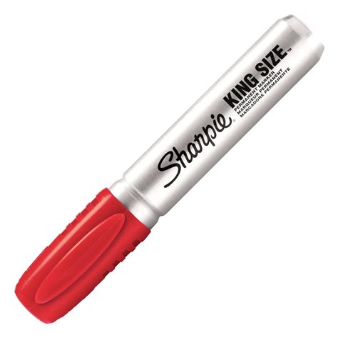 15102 Sharpie King Size Permanent Marker Chisel Tip Red Ink 1 Each