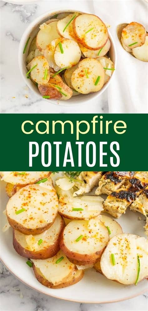 Campfire Potatoes An Easy Side Dish Recipe To Serve With Any Dinner