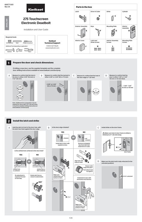 Kwikset Smart Lock Installation Manual