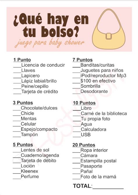 Baby Shower Juegos Para Imprimir Me Lo Dijo Lola