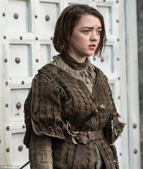 Maisie Williams Wields Her Sword Needle As The In New Stills For Game