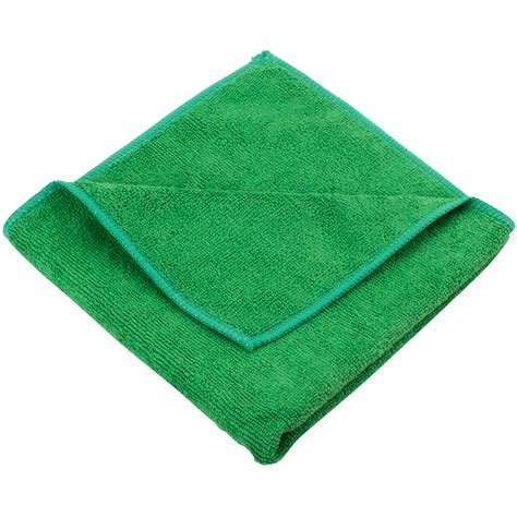 unger mc400 smartcolor microwipe 16 x 16 green light duty microfiber cleaning cloth 10 pack