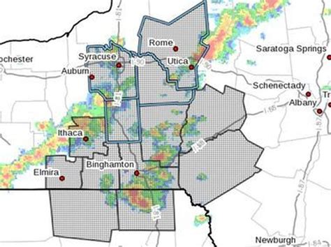 Severe Thunderstorm Watch Issued For Central Ny