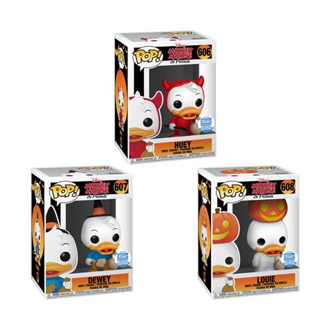 Funko Releases Huey Dewey And Louie Limited Edition Halloween 3 Pack