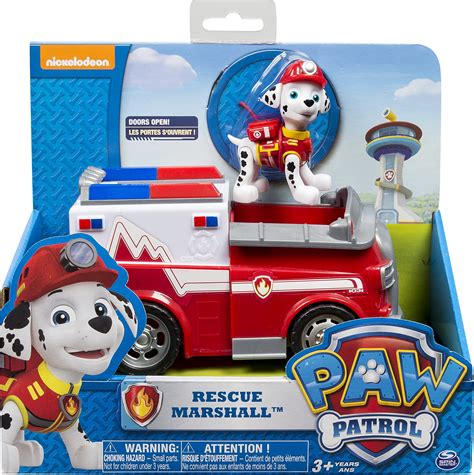 Buy Nickelodeon Paw Patrol Rescue Marshall Ambulance Vehicle Online